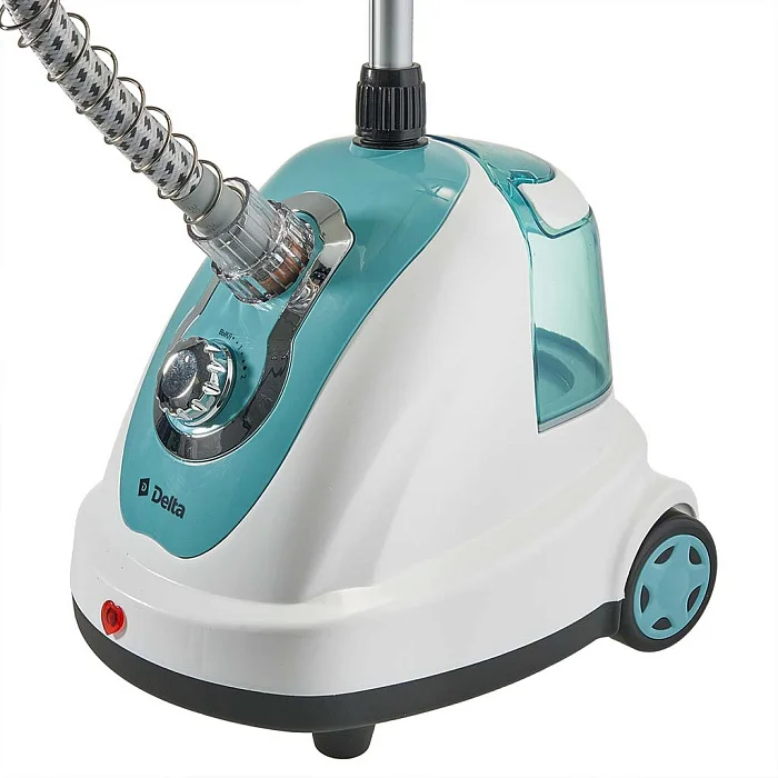 DELTA Отпариватель электрический 2000 Вт, 1,4 л DL-2016S белый с серо-голубым