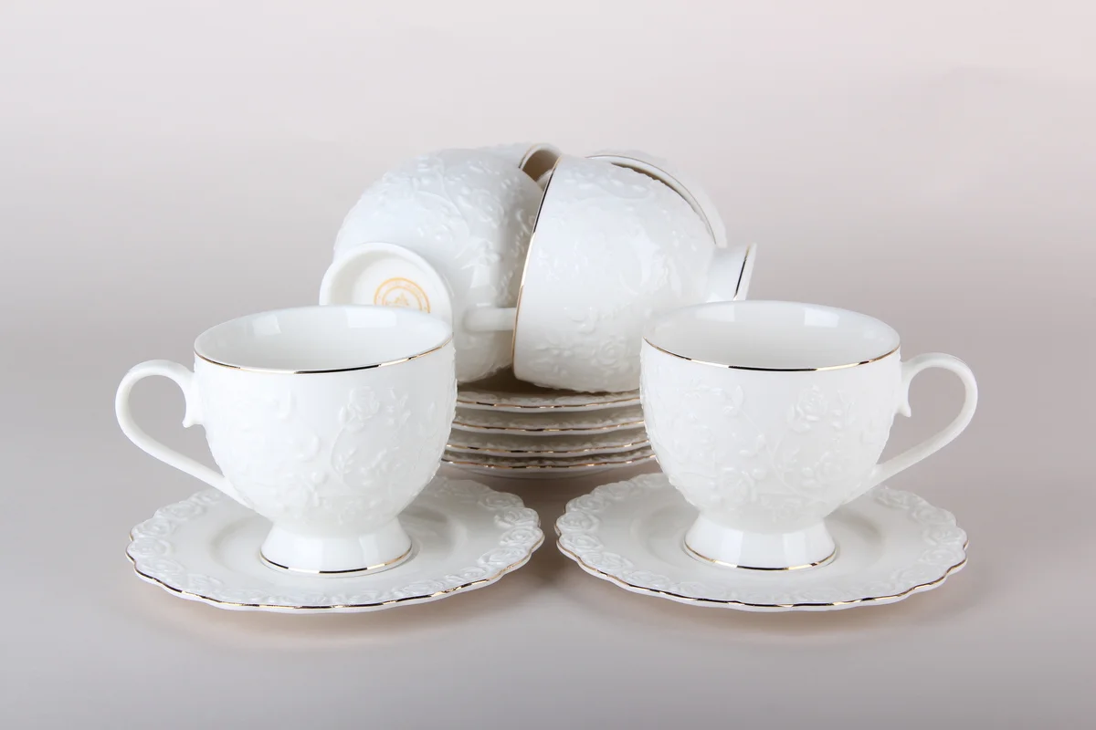 КОРАЛЛ Набор чайный 12пр. Роза GC53-12G