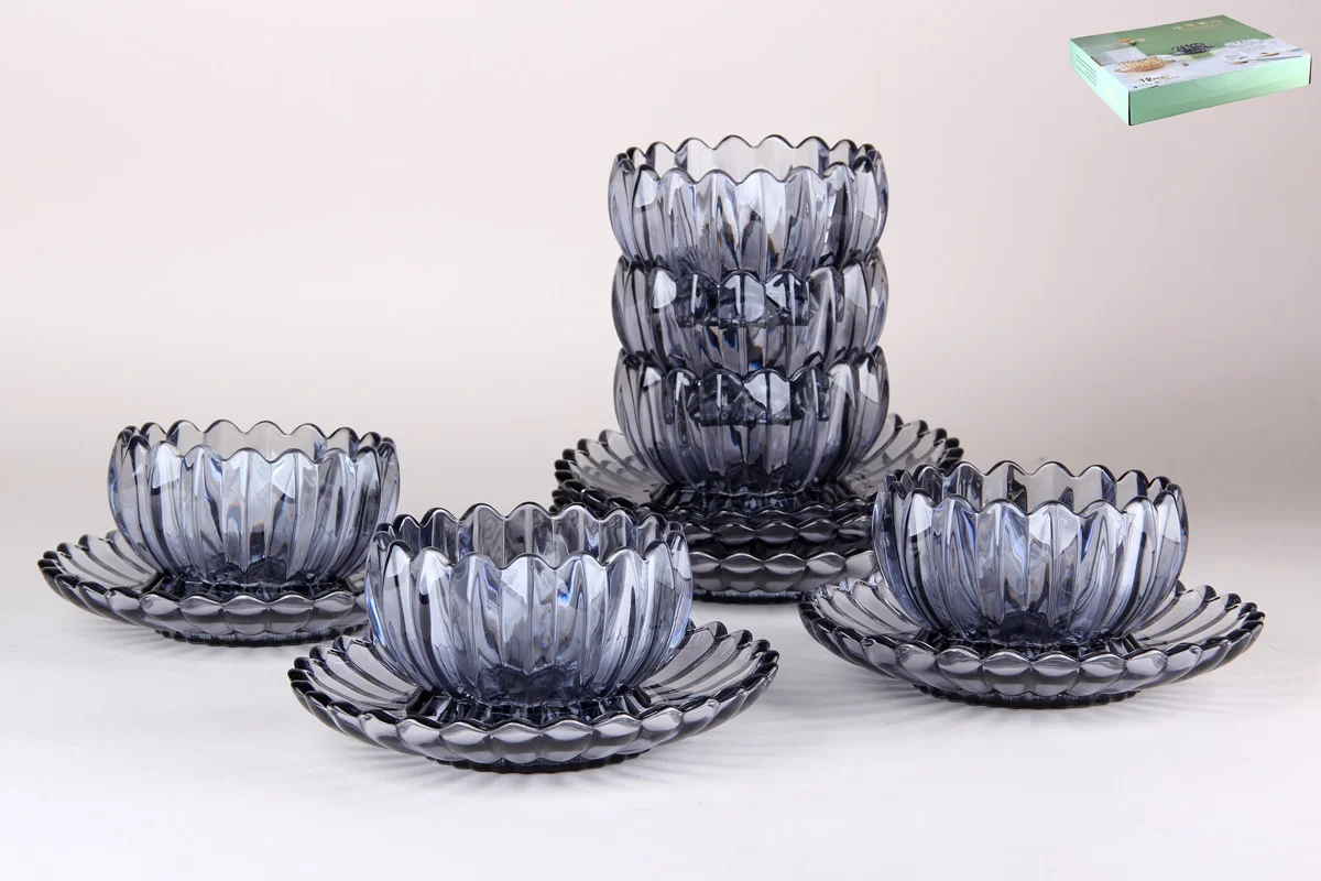 КОРАЛЛ Набор сервировочный ваз на 6 персон (12 пр.) 7222