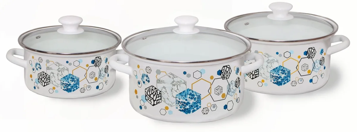 КМК Набор Галактика-1-Экстра (2.3л,3л ,4л) белый