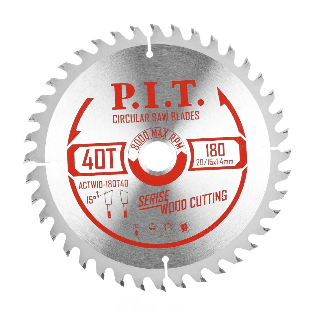 P.I.T. Диск пильный 180x20/16x2,2 мм 40T (ACTW10-180T40)
