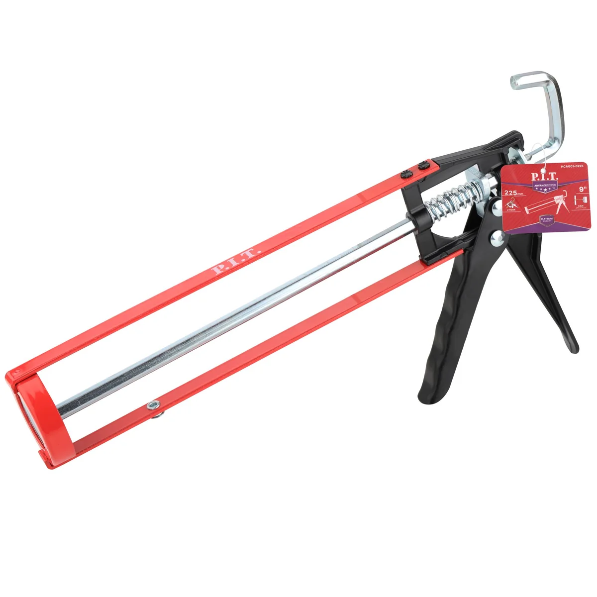 P.I.T. Пистолет для герметика каркасный HCAG01-0225 (225 мм, для катриджей)