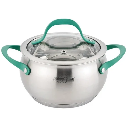 Barton Steel Кастрюля 5,5л BS 2017-24 green