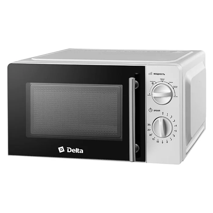 DELTA Микроволновая печь 700 Вт, 20 л DL-86L20 белая