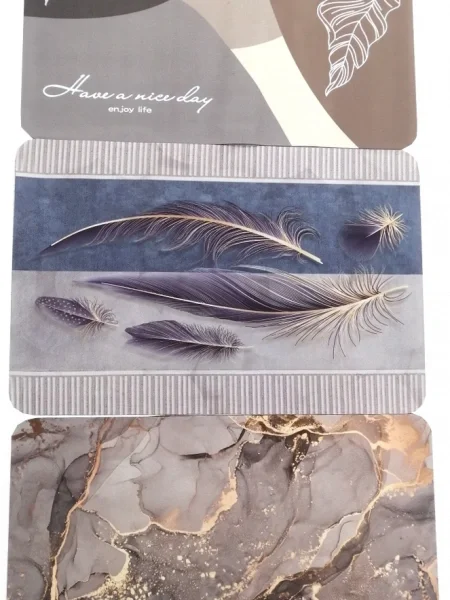 Ramozi Коврик 60*90 прямоугольный в ванную комнату RA-7402 микс