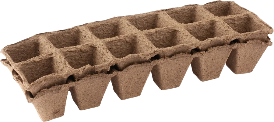 СИБРТЕХ Горшочек для рассады, 50х50 мм, торфяной, 24 шт. 64327