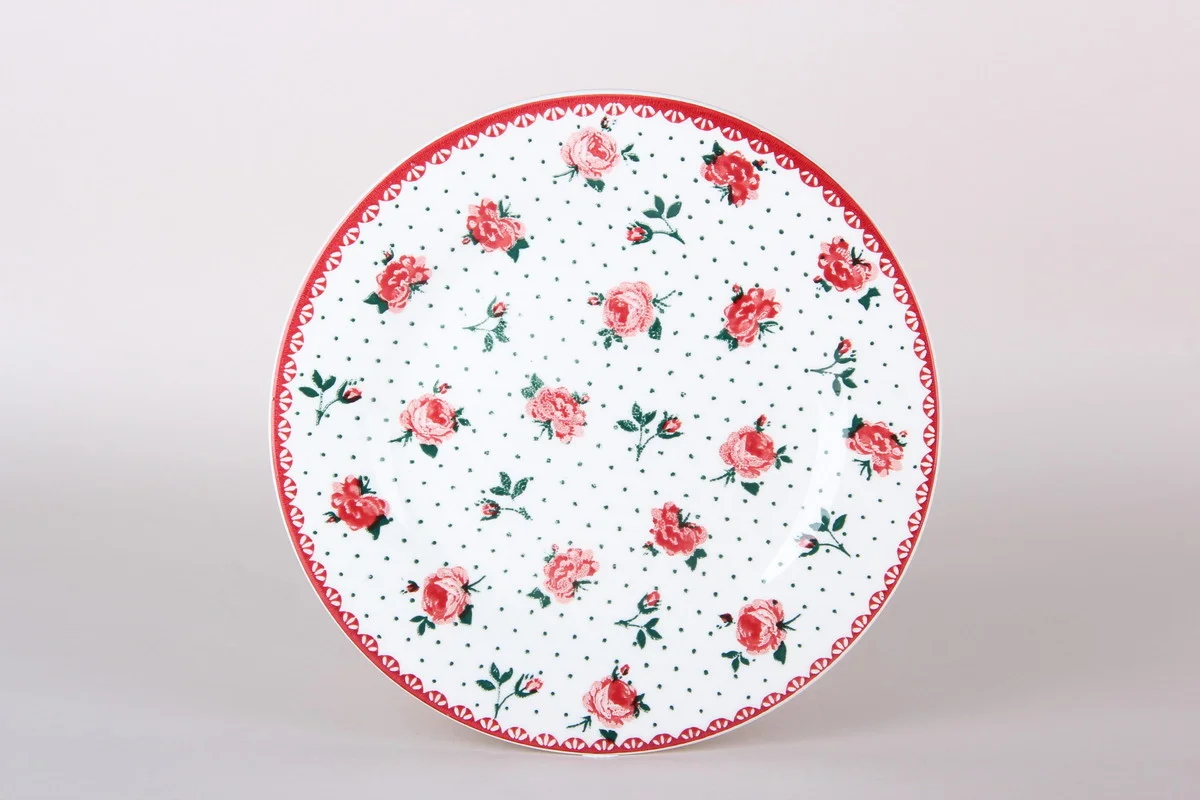 КОРАЛЛ Тарелка десертная 20см."Английский ситец" YX21031FP80