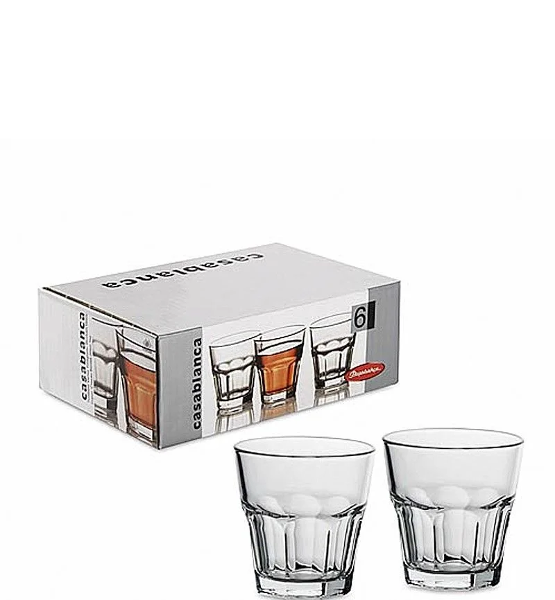 PASABAHCE Набор стаканов для виски CASABLANCA 205 мл.(6 шт.) 52862
