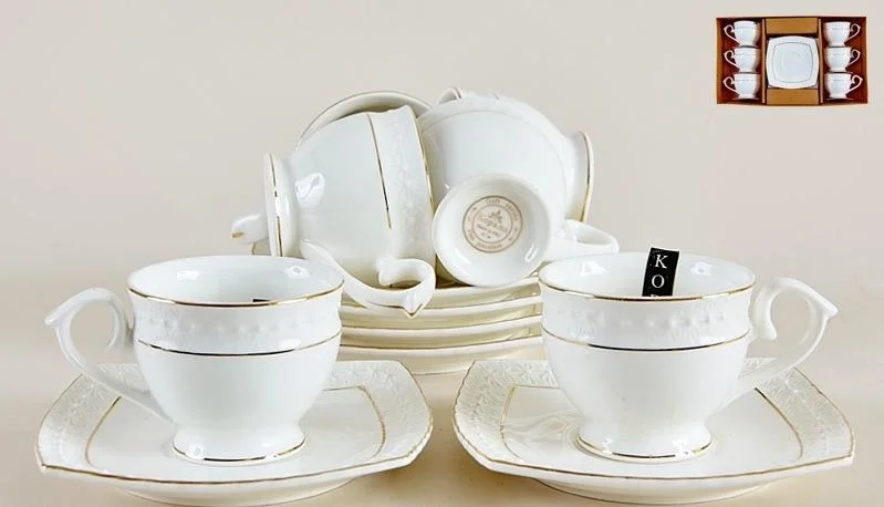 КОРАЛЛ Набор кофейный 12 пр. Снежная королева круг CS506707-A