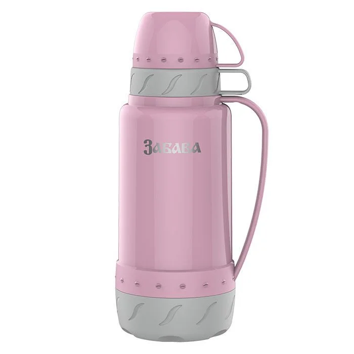 ЗАБАВА Термос 1,8 л. РК 1802 розовый с серым