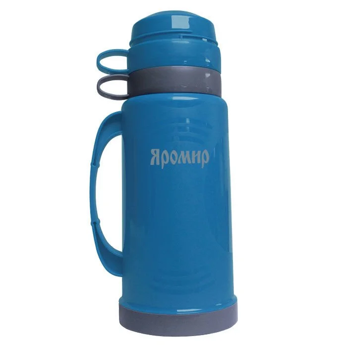 ЯРОМИР Термос 1,0 л. ЯР 2020 С синий с серым