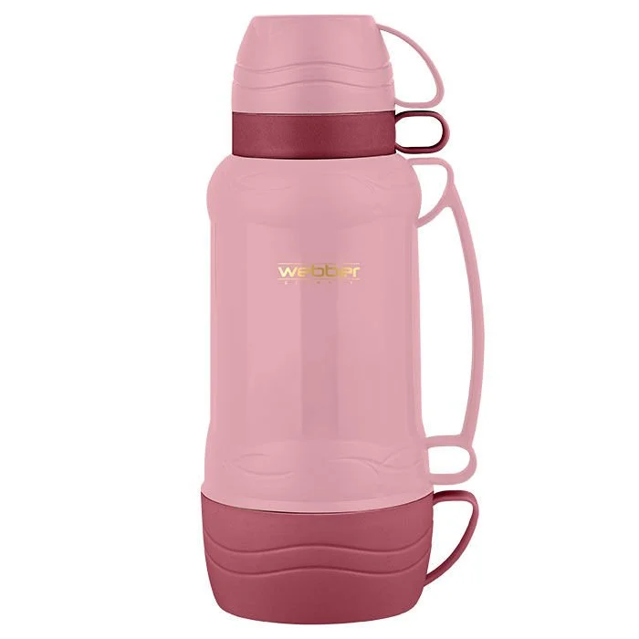 WEBBER Термос 1,0 л. 42000/8S розовый с коричневым