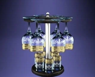 ГУСЬ ХРУСТАЛЬНЫЙ Универсальный набор 13пр. Русский узор GE09-163/837-БС