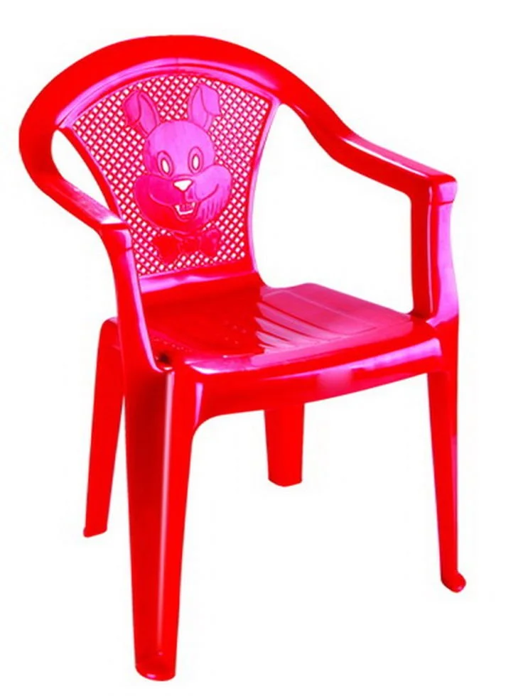 РОССПЛАСТ Кресло детское Малыш РП 211 красный/перламутр