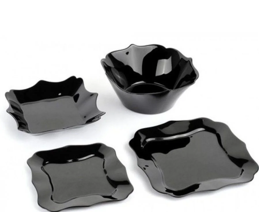 LUMINARC Набор столовый 19 пр. Authentic Black E 6196