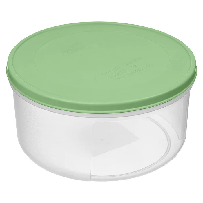 DELTA Контейнер для продуктов "Verona" круглый 1 л с гибкой крышкой (зеленый) 222134618/08