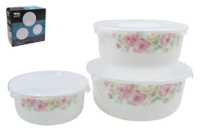 Lavenir Набор салатников 3пр XMW-3T 7056 «Розалия»