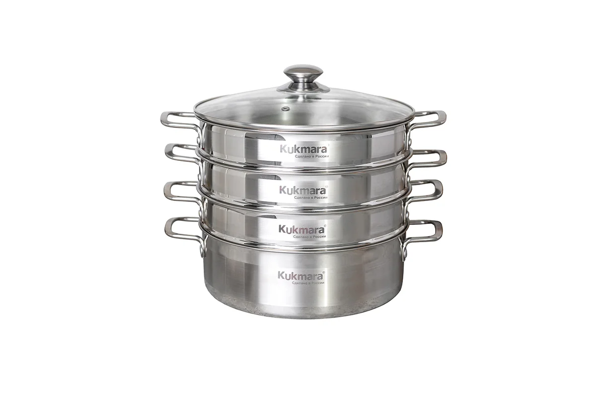 Кукмара Мантоварка-пароварка 4,0 литра STM402603sbG