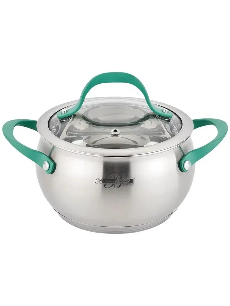 Barton Steel Кастрюля BS 2017-16 1,8л.green