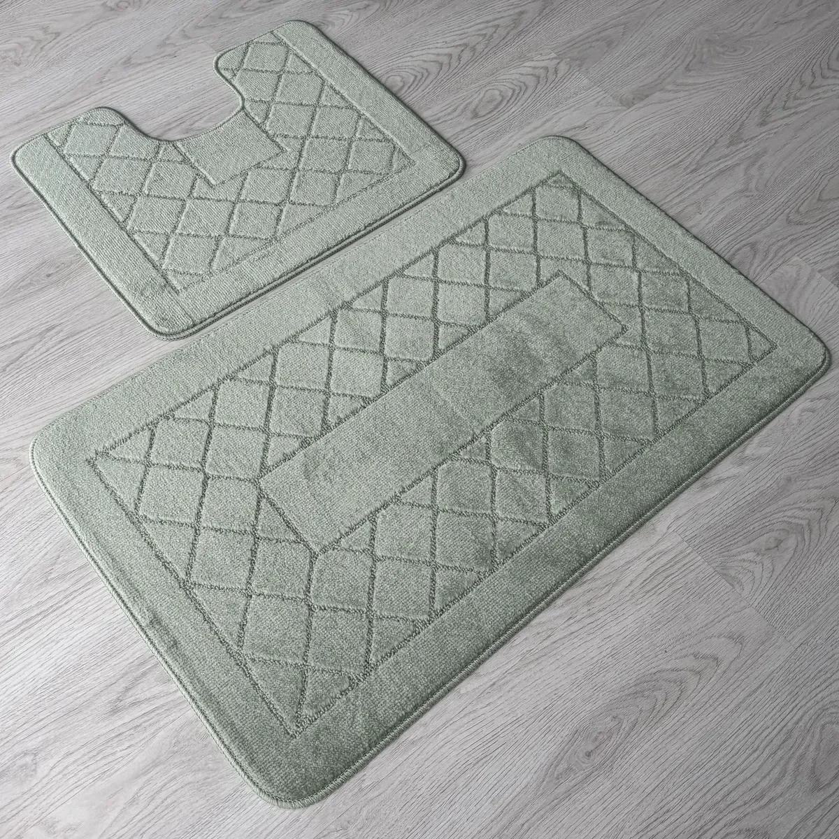 Maximus Набор ковриков для ванной 50*80+40*50 ALMOND 2542 диз. 8506