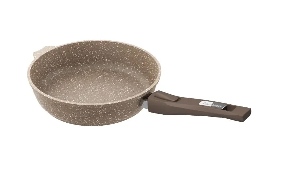 МЕЧТА Сковорода 22 см Гранит brown 022806 съемная ручка
