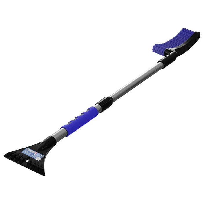 DELTA Щетка со скребком OKTAN FLAP, телескопическая ручка, черная, 700-1000 мм (Черный) А3-01-33