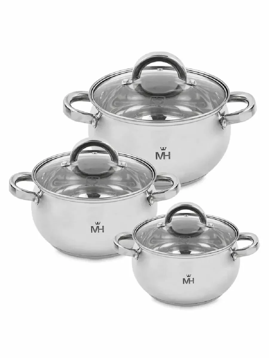 MercuryHaus Набор кастрюль Belly MC-1629