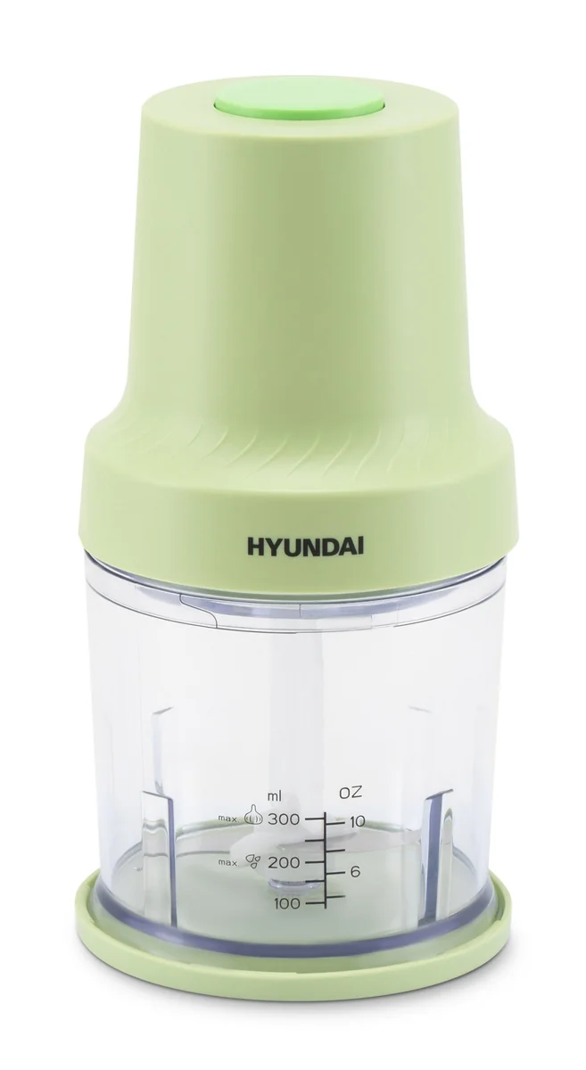Hyundai Измельчитель HYC-P3128 0.8л. 350Вт салатовый/белый