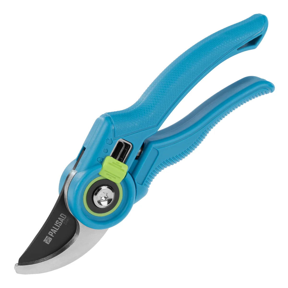 PALISAD Секатор прямого реза, 210 мм, регулировка захвата, пластиковые рукоятки, LUXE 60457