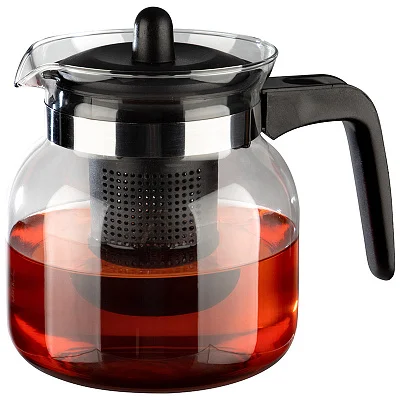 MALLONY Чайник заварочный, Altamarea, объём: 1100 мл, с пластиковым фильтром/крышкой/ручкой. 910135-SK