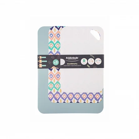 ATTRIBUTE Доска разделочная SCANDINAVIA 3шт гибкие ASK010