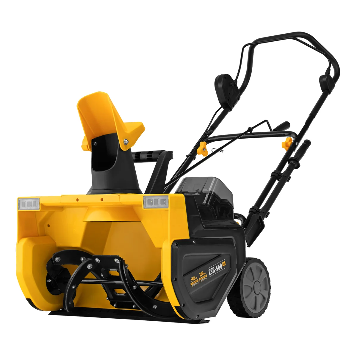 Denzel Снегоуборочная машина аккумуляторная, ESB-560Li, 560 мм, 40В, 2 АКБ 5 Ач, ЗУ, метал. шнек 97639