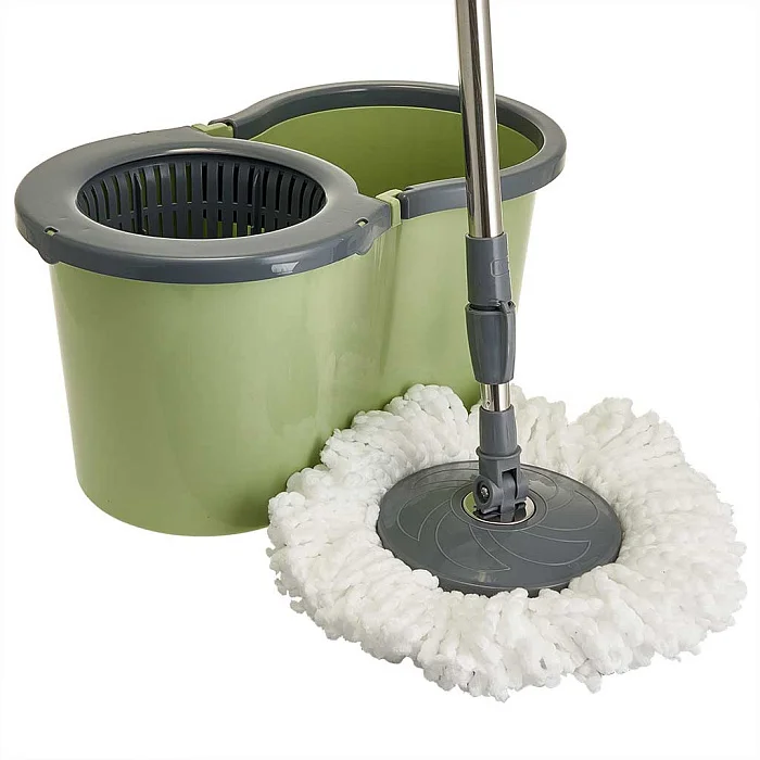 DELTA Комплект для уборки SPIN MOP (оливковый) 37995
