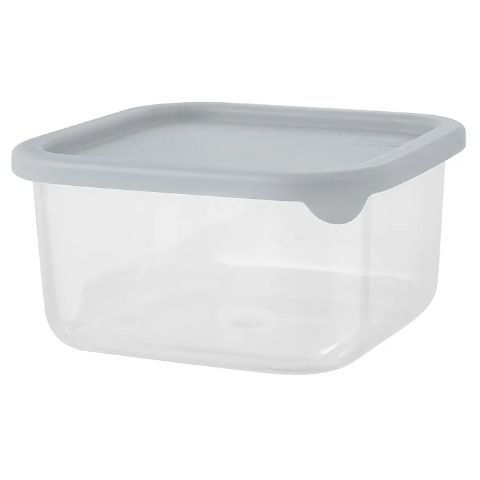 DELTA Контейнер для продуктов Sugar&Spice Vanilla 0,4 л квадратный с гибкой крышкой SE167910025 трюфель