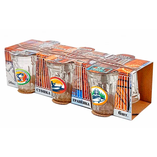 ДЕКОСТЕК Стакан 50 мл 6 штук 617-Д На крючке