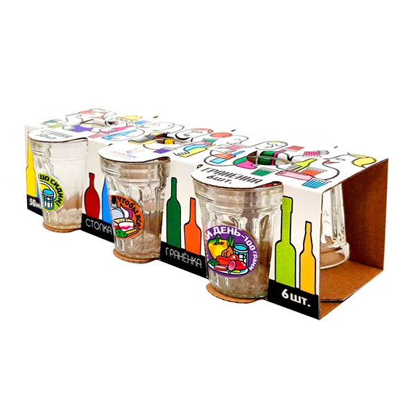 ДЕКОСТЕК Стакан 50 мл 6 штук 617-Д Приколы