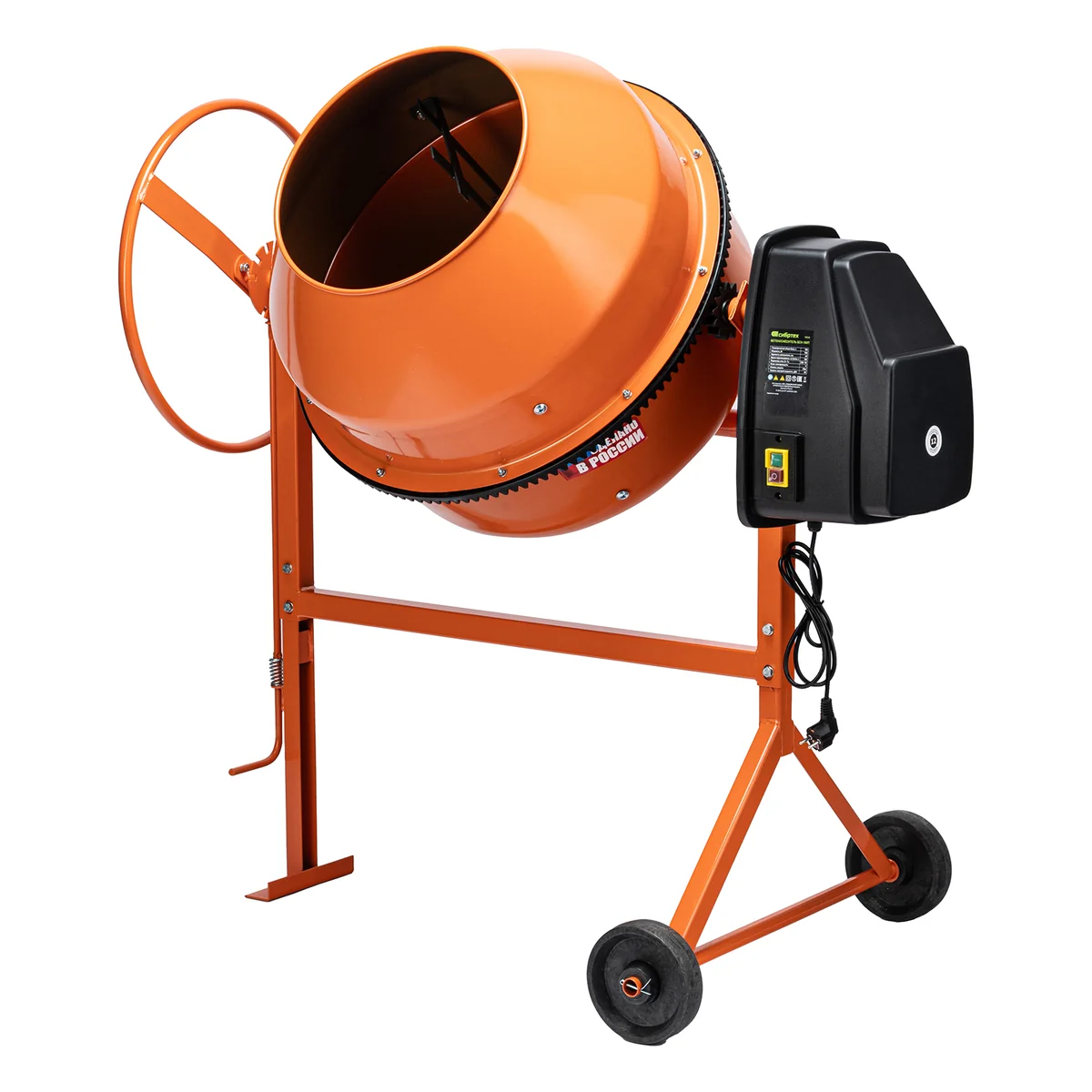 Сибртех Бетоносмеситель БСН-180П, мощность 700 Вт, полиамидный венец 95518