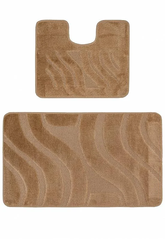 Maximus Набор ковриков для ванной 60*100+50*60 L.BROWN 2546 диз. 4976