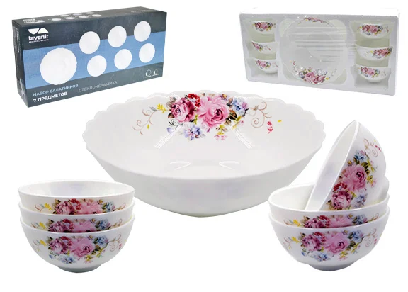 Lavenir Набор салатников 7пр «Анабель» 7PCS A9-19010-1