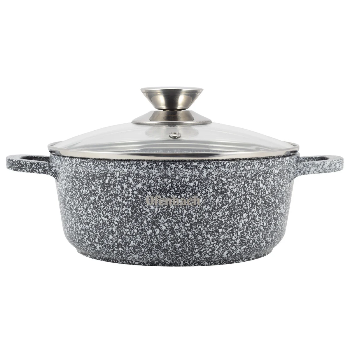 Kamille Кастрюля 4,5 л. из литого алюминия Ofenbach NB 100501 с мраморным антипригарным покрытием