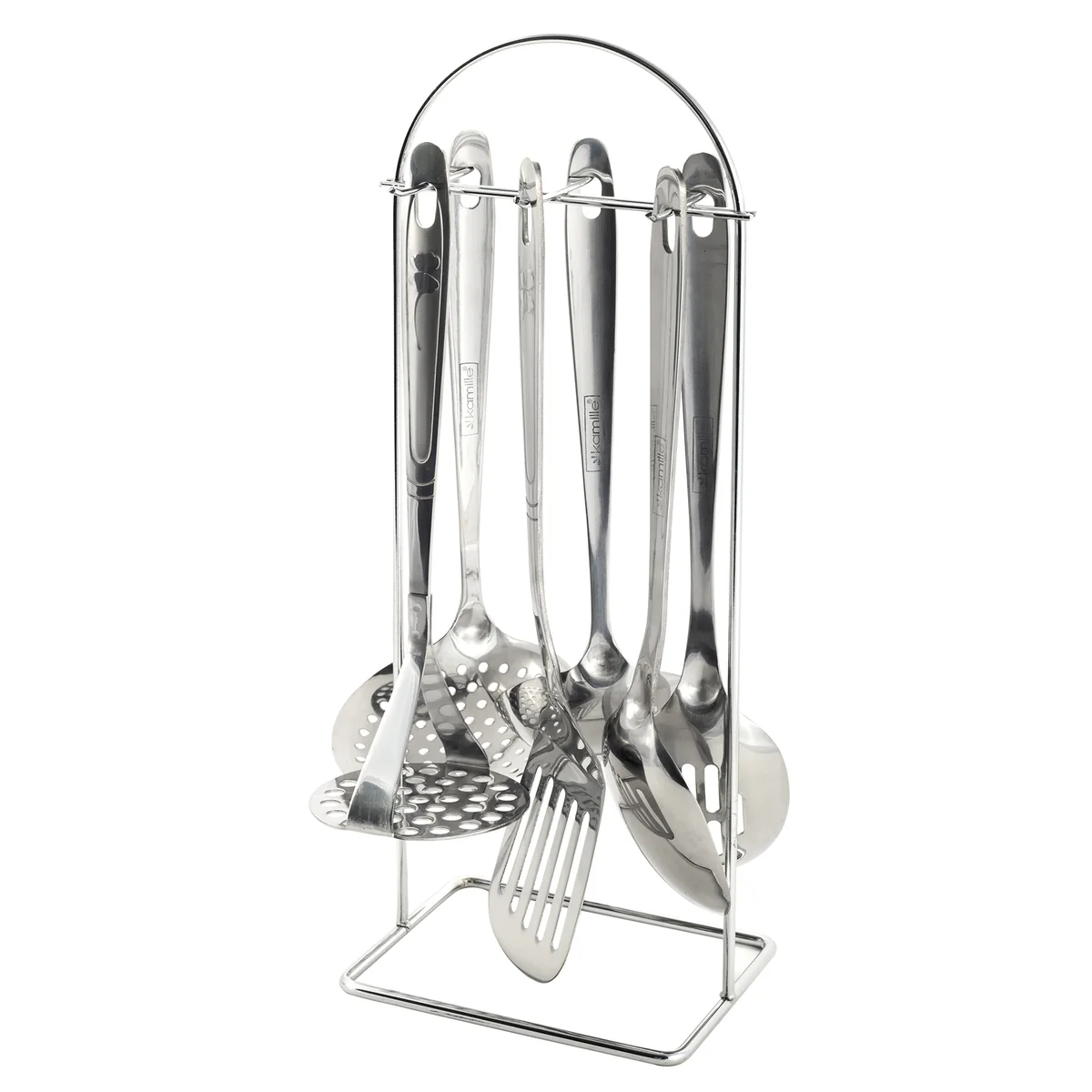 Kamille Набор кухонных принадлежностей 7 предметов КМ-5230 из нержавеющей стали