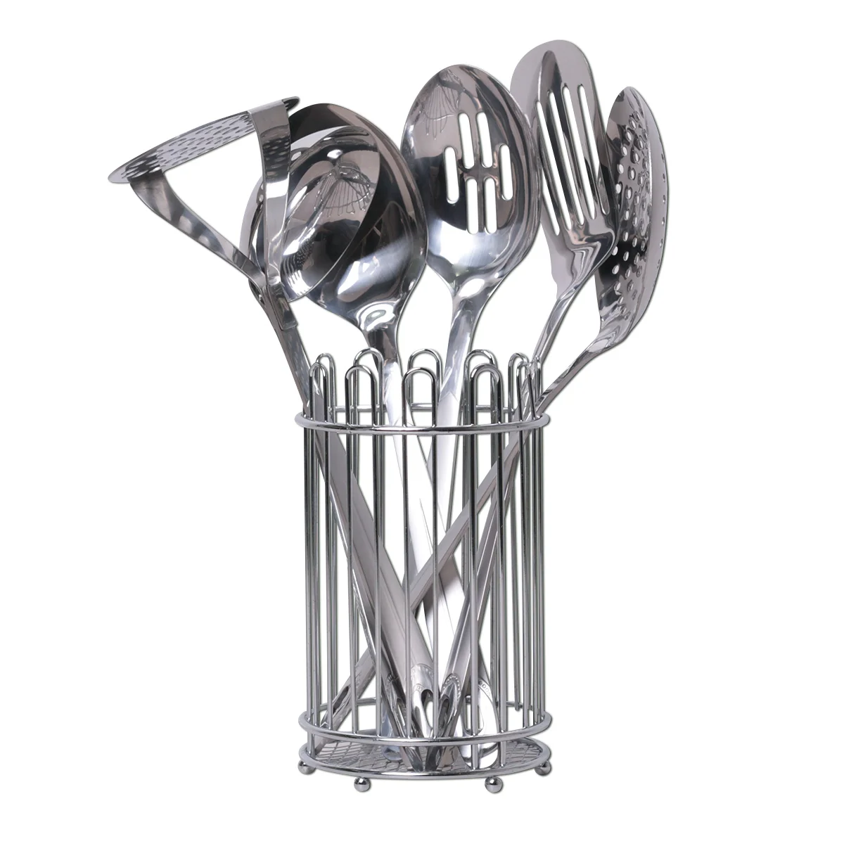 Kamille Набор кухонных принадлежностей 7 предметов КМ-5232 из нержавеющей стали