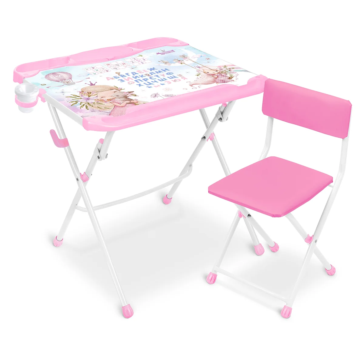 НИКА Комплект детской складной мебели КНД4/МП2 Маленькая принцесса-2