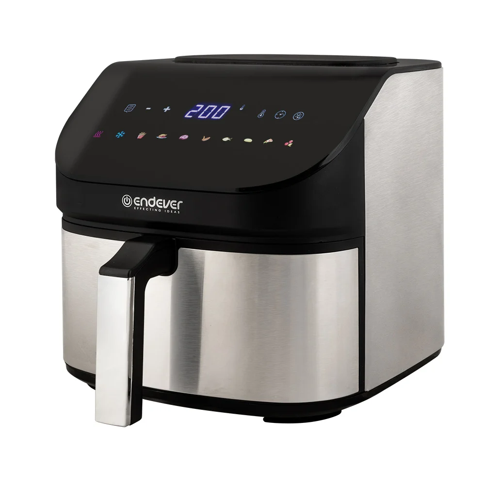 Endever Аэрогриль Skyline AF-129, черный/стальной