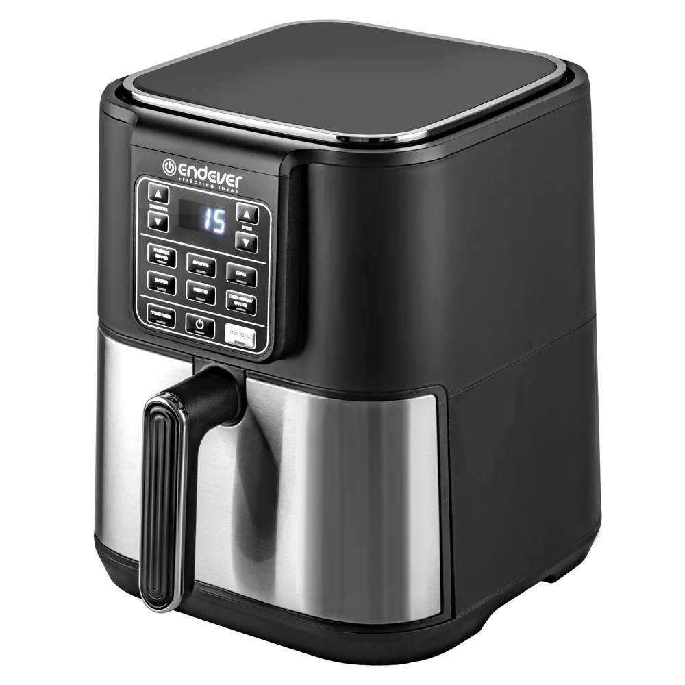 Endever Аэрогриль Skyline AF-130, черный/стальной