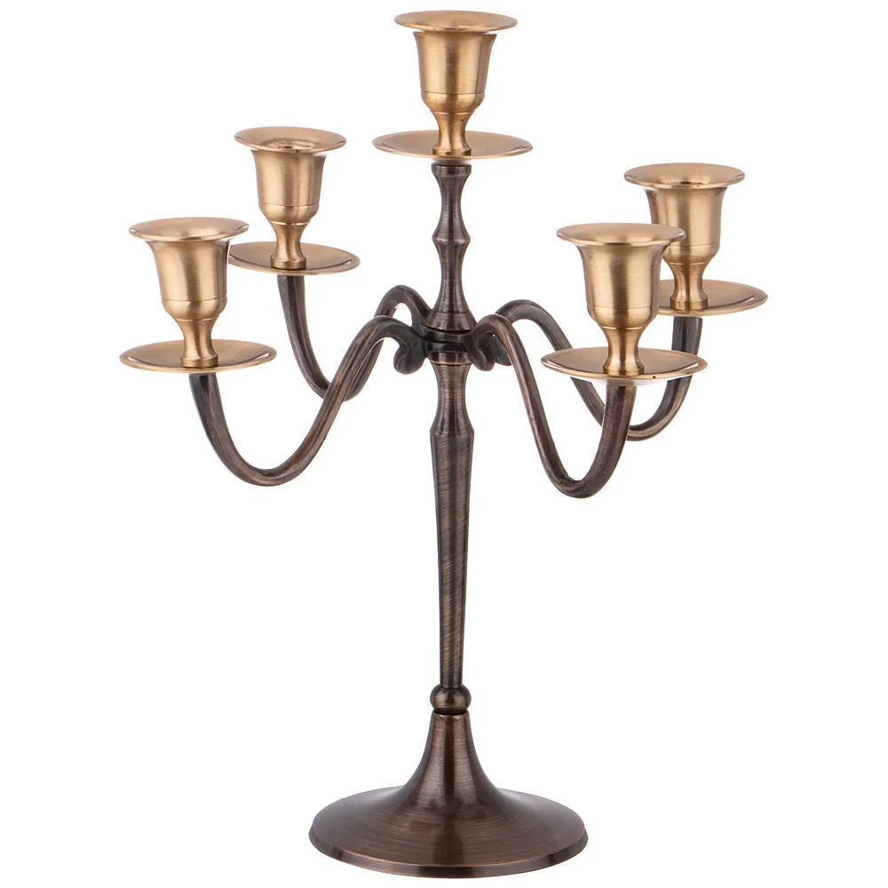 Lefard Подсвечник на 5 свечей Cuero латунь 726-244