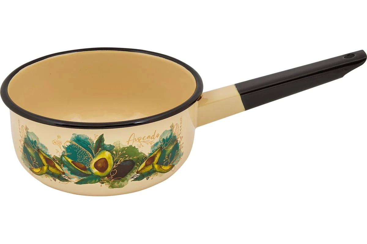 Appetite Ковш эмал 1,5л цил без/кр Avocado С2008