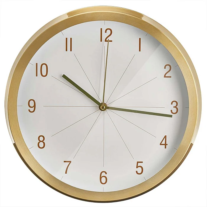 DELTA Часы настенные 30 cм DT12-0002 золото