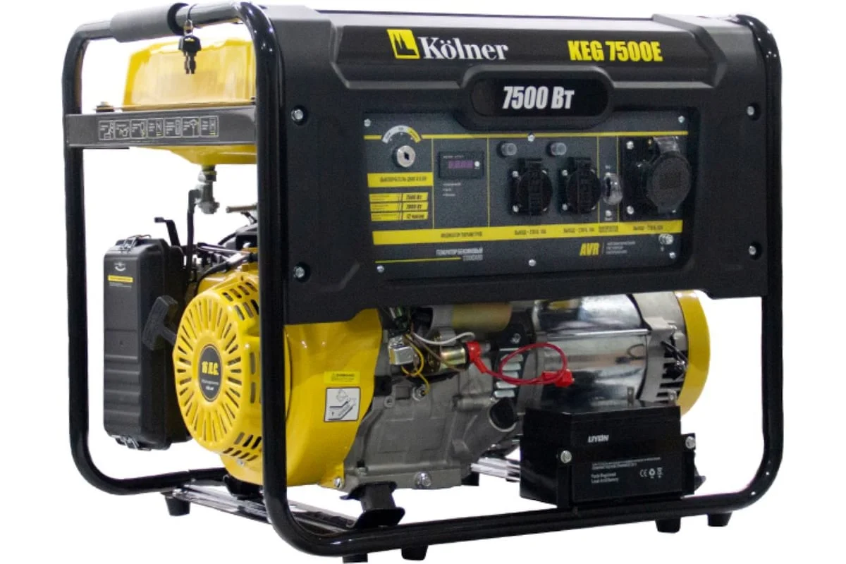 KOLNER Генератор бензиновый KEG 7500E