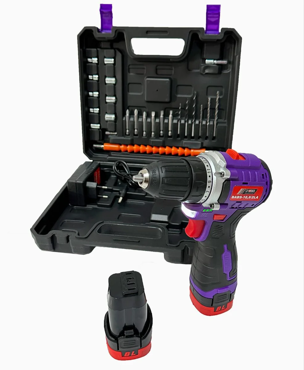 WBR Аккум бесщеточный шуруповерт BABS-16,8/2LA